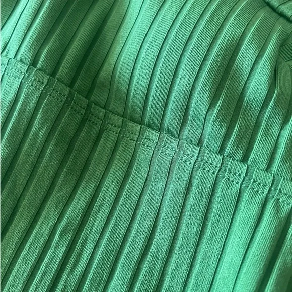 Cupshe Green Ribbed One Piece Swimsuit - Picture 5 of 7